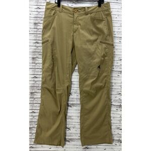 Eddie Bauer First Ascent Pants Men's 36x30 Cargo Stretch Hiking Camping Khaki
